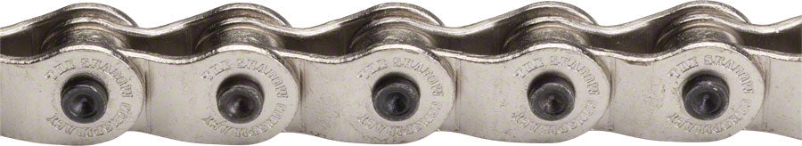 The Shadow Conspiracy Interlock V2 Race Chain - Single Speed 3/32" 98 Links Half Link Chain Silver