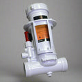 CMD Powerclean Tab Ultra In-line Chlorinator with Base w/ Clear Glass, White