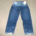 ETICA Tyler Vintage Straight Crop Jeans 100% Cotton Shipwreck Size 26 EW178114A