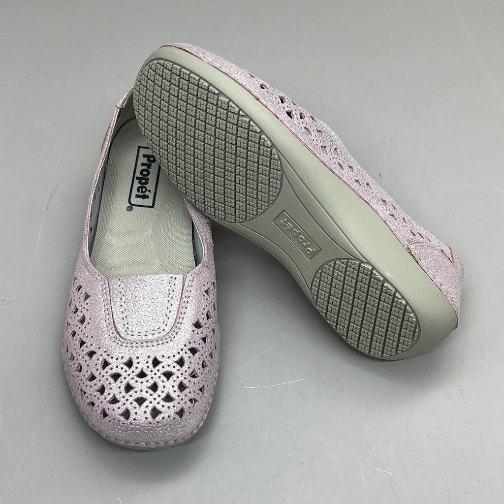 PROPET Cabrini Full Grain Leather Arch Support Women Sz 7 X(2E) Blush WCX064L
