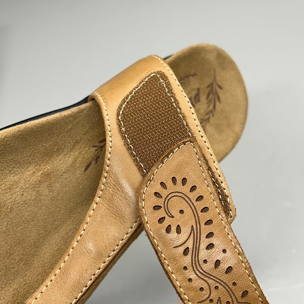 PROPET Wynzie Dressy Adjustable Flip Flop Women's Sz 10 XX(4E) Tan WSX051L