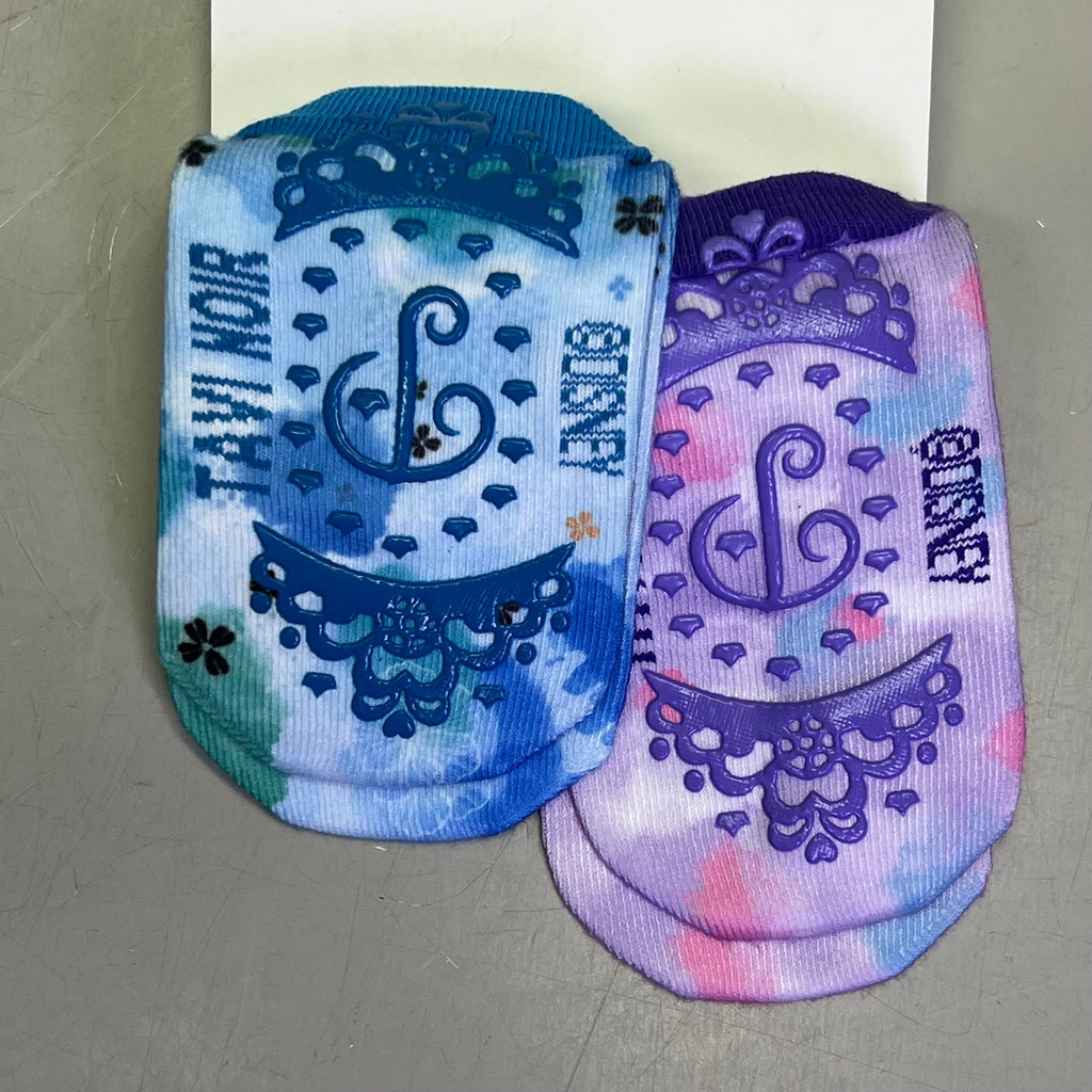 ZA@ TAVI NOIR (2 PACK, 2 PAIR EACH) Disney Princess Grip Socks Kids 2-4 Yrs Sz SM