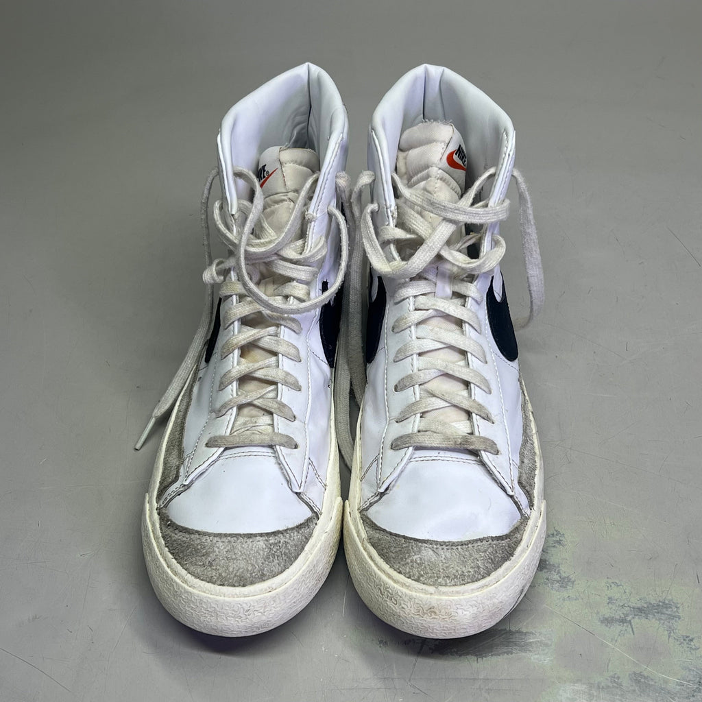 NIKE Blazer High Mid '77 Vintage Shoes Men's Sz 11.5 White/Black (Pre-Owned)