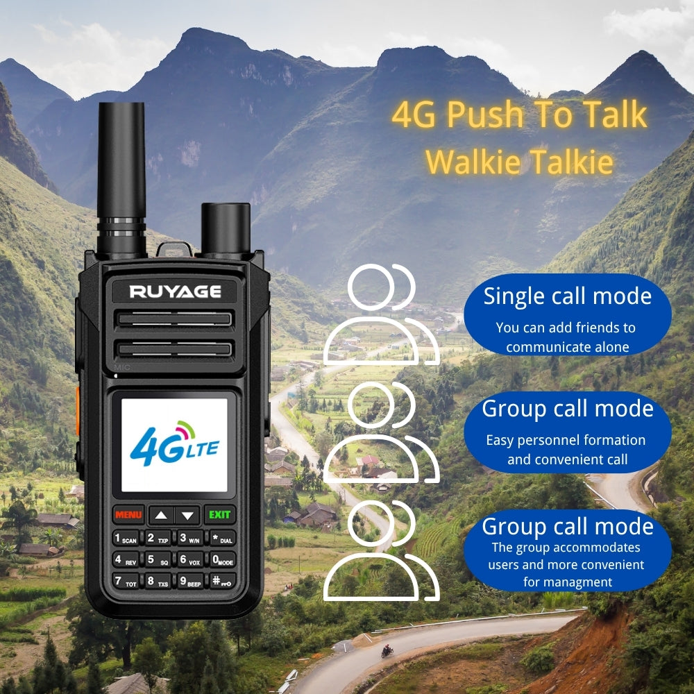 Ruyage Radio Nationwide PTT Dual-Mode Walkie-Talkie(X70)