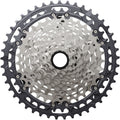 Shimano Deore XT CS-M8200-12 Cassette - 12-Speed 9-45t Hyperglide+ Micro Spline Gray/Silver