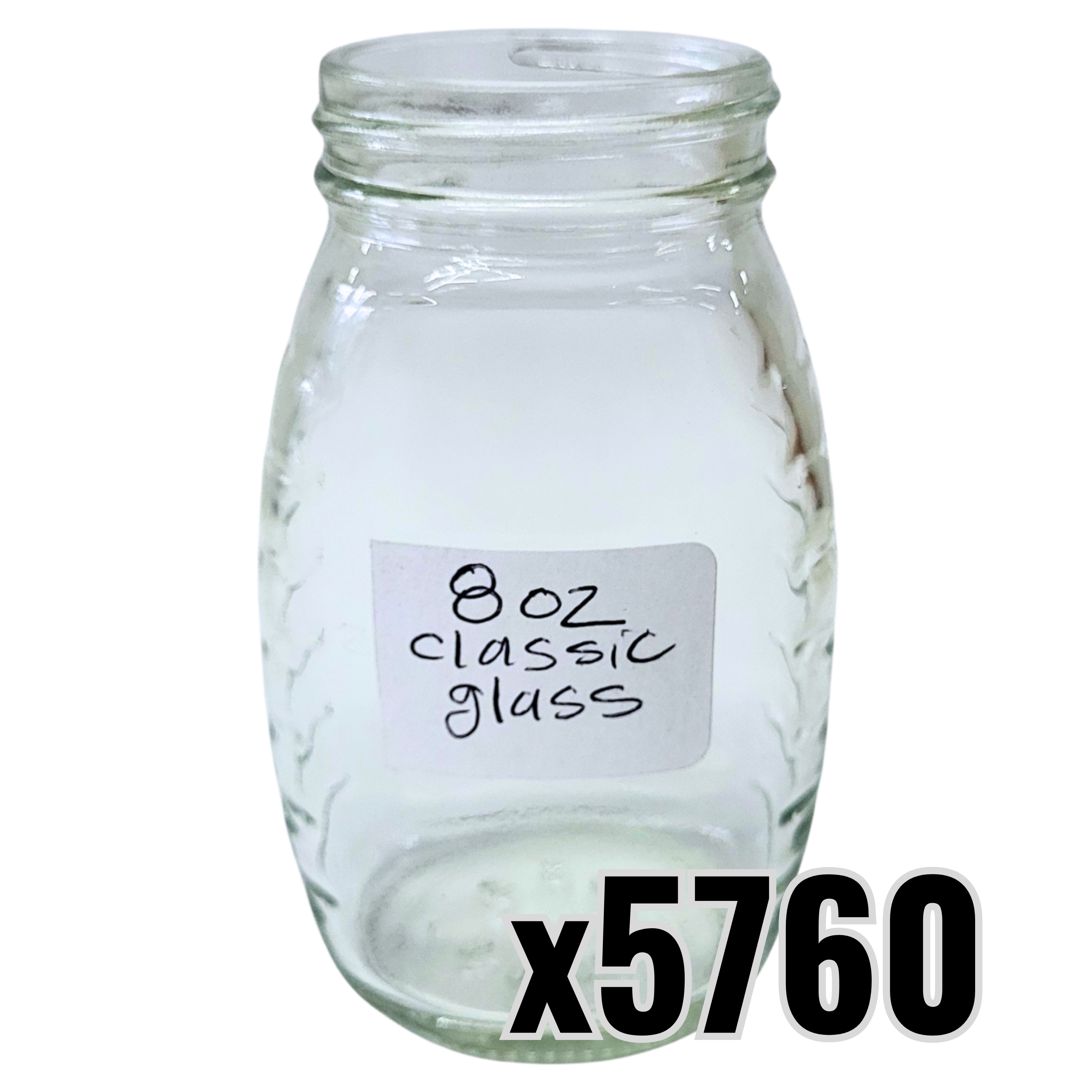 8 oz Glass Classic Honey Jar
