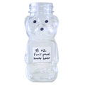 8 oz Plastic Flat Panel Honey Bears