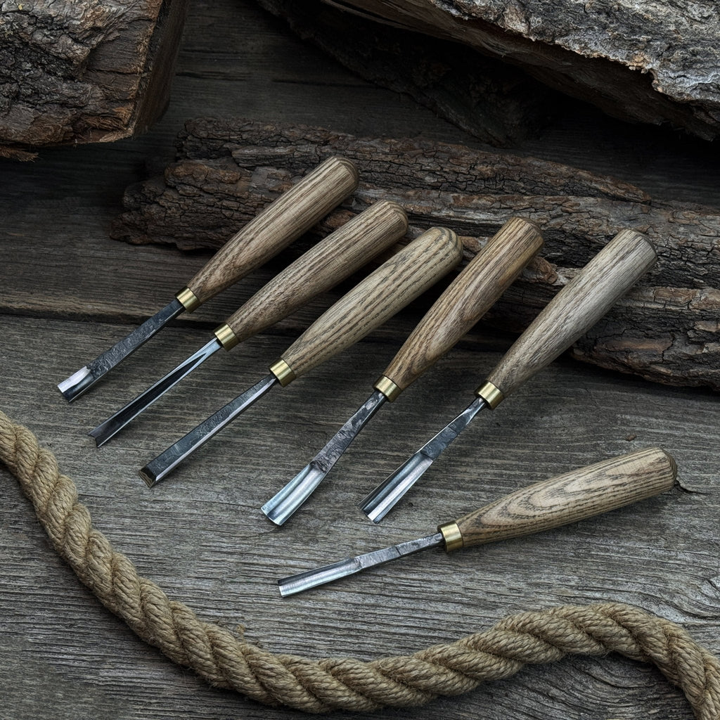8-Piece Large Wood Carving Tool Set