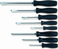 Williams 8-Piece Endurogrip Multi-Size Screwdriver Set, Keystone Slots Hex Bolster & Phillips, Comfort Grip Prevents Slippage, Extra Strength Steel Chrome Blades