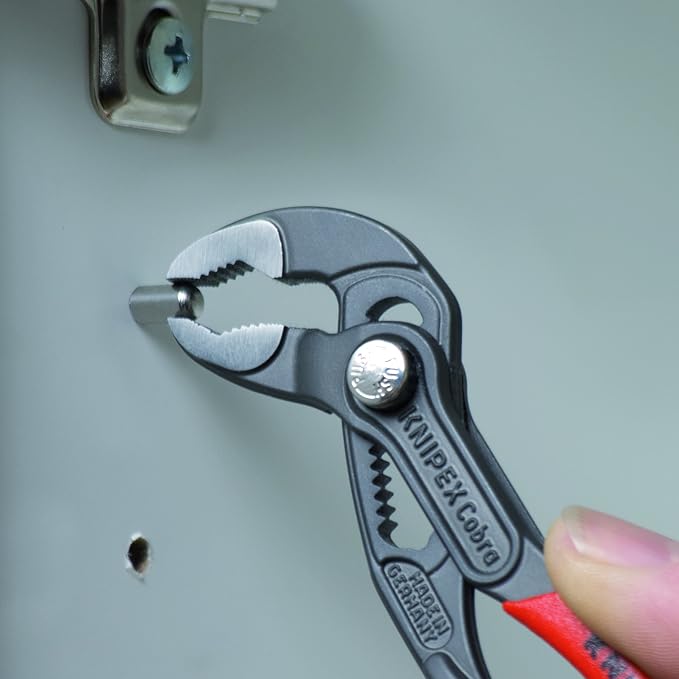 KNIPEX Tools - 2 Piece Mini Pliers Wrench Set (9K0080121US) & Tools - Cobra Water Pump Pliers (8701125), 5-Inch