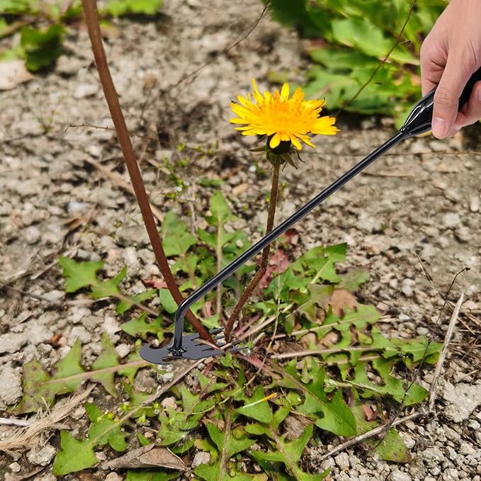 Hand Weeder Tool Garden Weeding Tool, Uprooting Weeding Tool Gardening Weeder Tool, Stainless Steel Gardening Tools for Yard and Garden, 3 Pcs