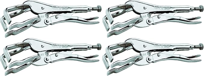 IRWIN VISE-GRIP Original Locking Welding Clamp, 9", 25ZR (Pack of 4)