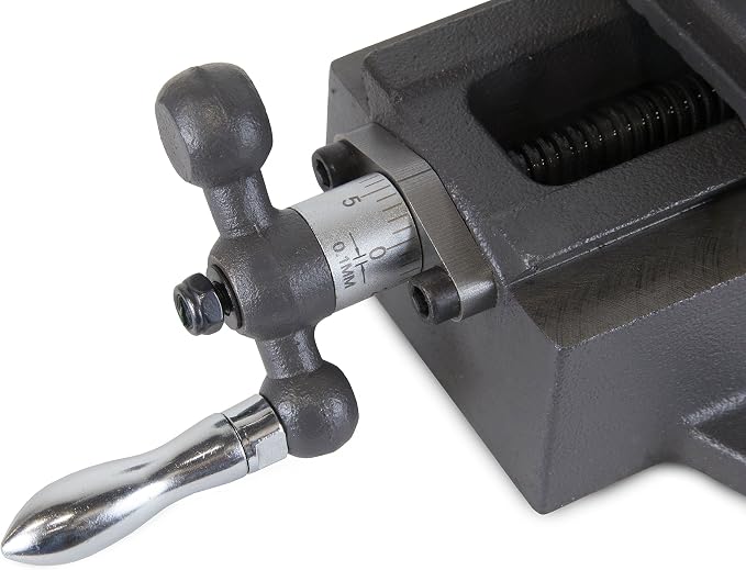 WEN Cross Vise, 3.25-Inch with Compound Slide for Mills and Drill Presses