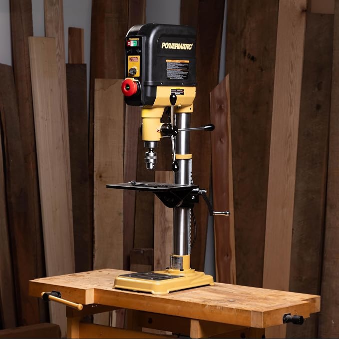 Powermatic 15-Inch Benchtop Drill Press, Variable Speed, 3/4 HP, 115V 1Ph (Model PM2815BT)