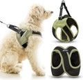 Gooby Escape Free Easy Fit X Step-in Dog Harness, Portland Green, X-Small | Patented escape-free, tightens on back-out; Choke-free X-frame + V-neck; Quick-release buckle; Reflective trim