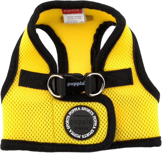 PUPPIA International Harness Soft B Vest, X-Large, Yellow