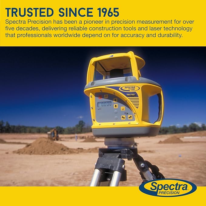 Spectra Precision GL710 Single Slope Grade Laser - Temperature Compensation - Self-Level to 10%