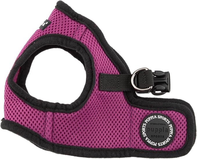 PUPPIA International Harness Soft B Vest, Large, Purple