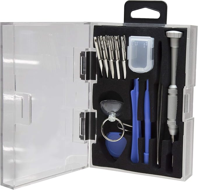 StarTech.com Cell Phone Repair Kit - with Case - Multipurpose - Computer Tool Kit - Electronics Kit - PC Tool Kit , TAA (CTKRPR)