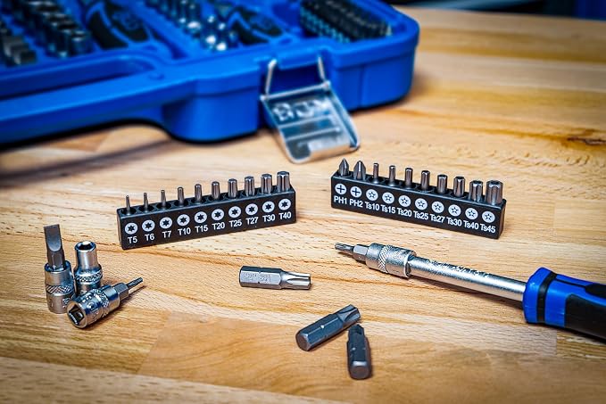 BGS 2243 | Socket Set Hexagon | 6.3 mm (1/4") / 10 mm (3/8") / 12.5 mm (1/2") Drive | 192 pcs.