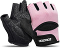 HOZMOZ Ventilated Weight Lifting Gloves, Thick Padded Workout Gym Gloves with Full Palm Protection & Grip & Shock Absorption for Women & Men's Fitness Exercise Training