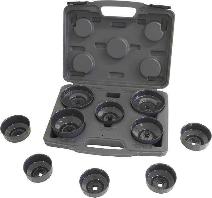 Lisle 61450 H.D. End Cap Wrench Set, 10pc.