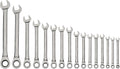 Williams WS-1122NRC Combo Ratcheting Wrench Set, 1/4-Inch - 1-1/4-Inch, 16-Piece