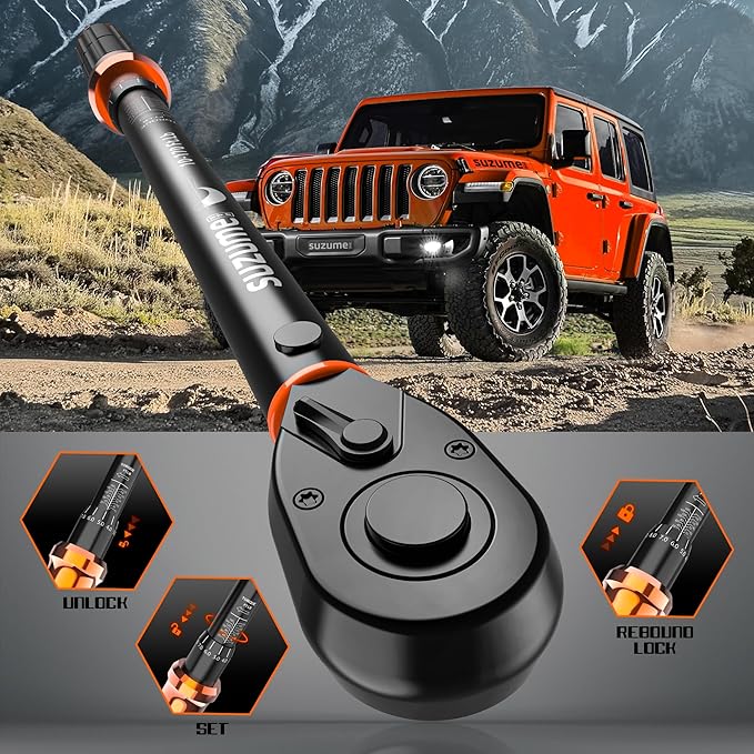 SUZUME Torque Wrench 1/2 Drive (10-170 Ft. Lb/ 14-231 N.m) ±3% High Accuracy Torque Wrench 72 Tooth Dual-Direction Adjustable Dual-Scales Torque Wrenches for Bicycle, Moto, Car