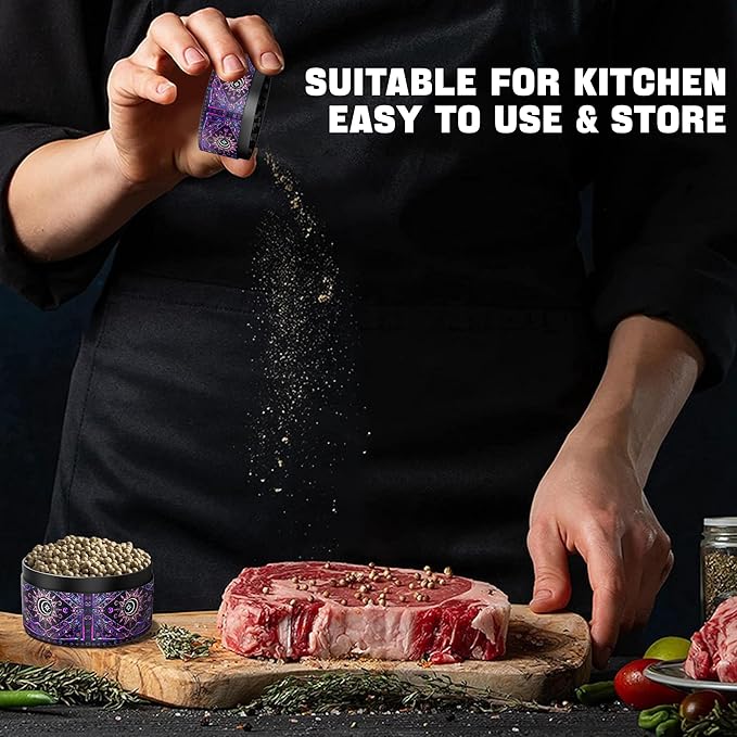 Grinder Manual Grinder for Kitchen (Purple)