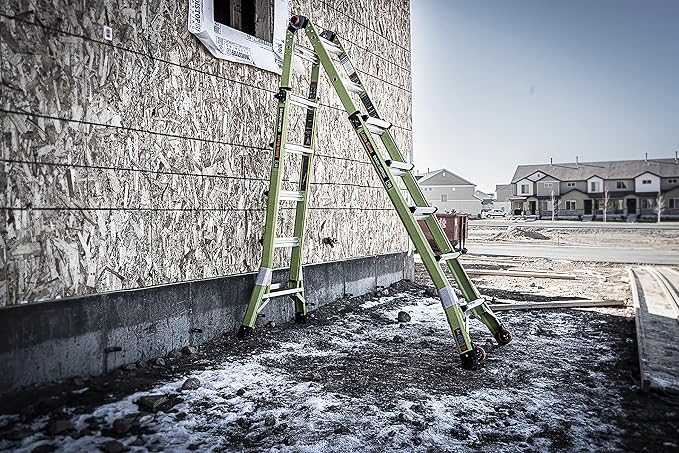 Little Giant Ladder Systems Dark Horse 2.0, M22, 22ft, Multi-Position Ladder, Fiberglass, Type 1A, 300 lbs Weight Rating, (16122-001)