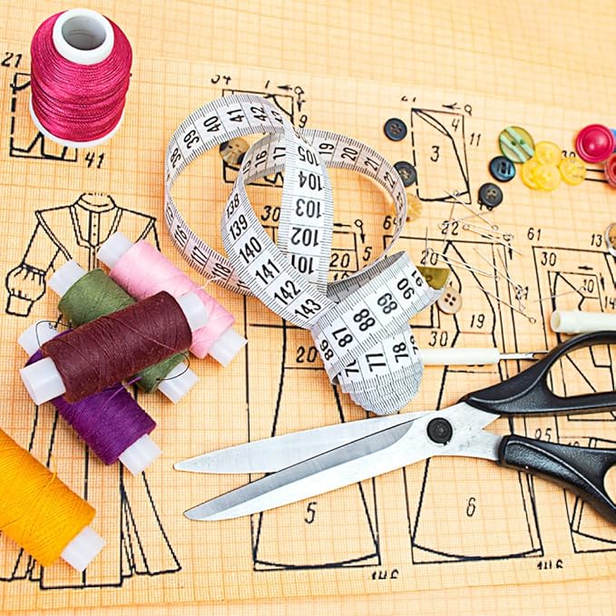 Measuring Tape for Sewing, 120 Inch Soft Fabric Cloth Tape Measure for Body Measurement, 5 Pack Double Scale Seamstress Tailor Ruler for Waist Clothing Nursing Craft(Green)