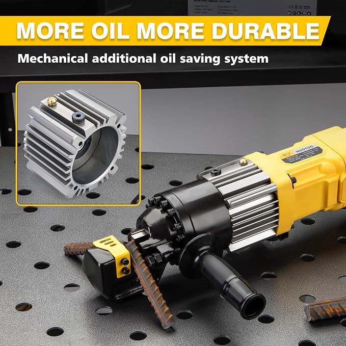 5/8" Electric Hydraulic Rebar Cutter, Portable Rebar Cutter,Cutting rebar 4-16mm,1-1.5s cutting speed,1000w (RC16A)