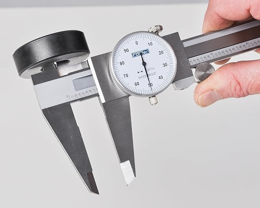 Fowler 52-008-707-0, Premium Dial Caliper with 0-6" Measuring Range (Black)