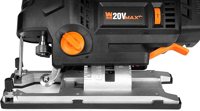 WEN Cordless Jigsaw, Brushless with Auto-Speed (Tool Only, 20V Max Battery Not Included) (20670BT)