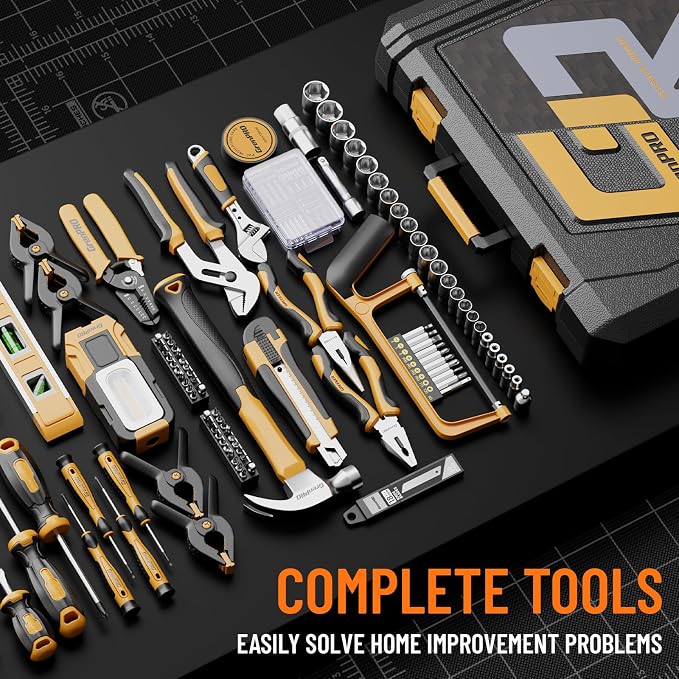 GRENPRO 239PCS Tool Set Tool Box Multi Car Mechanic Tool Kit for Home | Portable Tool Box, CR-V Steel, Complete Kit, Anti-Drop Slots, Household DIY, Auto Motorcycle, Home Garage for Men & Women