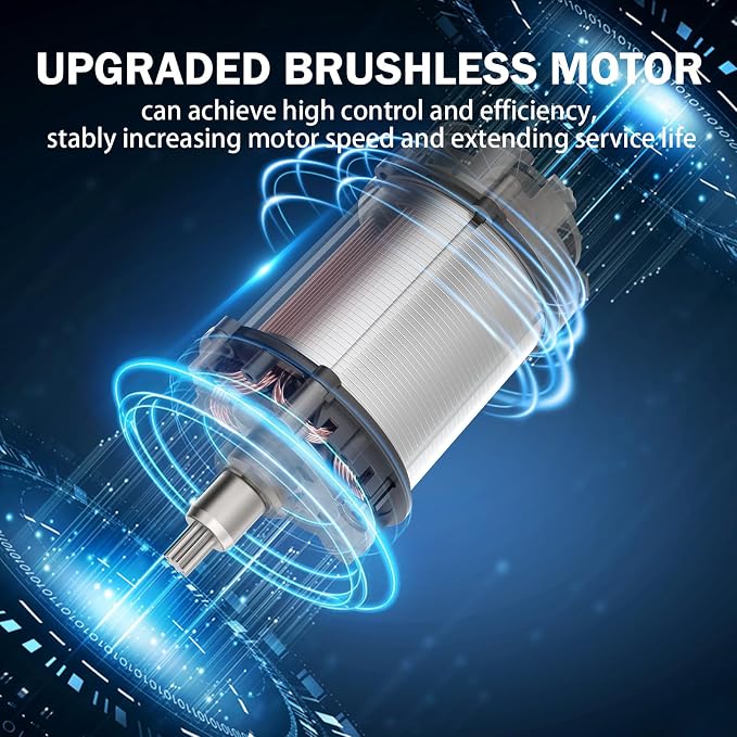 NANWEI Cordless Reciprocating Saw,Brushless Motor 3500RPM Variable Speed,Compatible with Makta 18V Batteries,Tool-Free Blade Change, LED Light,4 Blades For Wood/Metal/PVC Cutting (Battery Excluded)