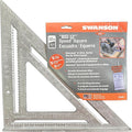 Swanson Tool Co., Inc Swanson T0108 Big 12 Speed Square Layout Tool with Blue Book, Plain gradations, 12-Inch