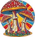 Mys Aurora Mushroom Wooden Puzzles for Adults, 500 Piece Unique Shaped Wood Jigsaw Puzzles for Adults and Kids, Fun Challenging Puzzles Family Game Gift, 15.9'' x 16.7''