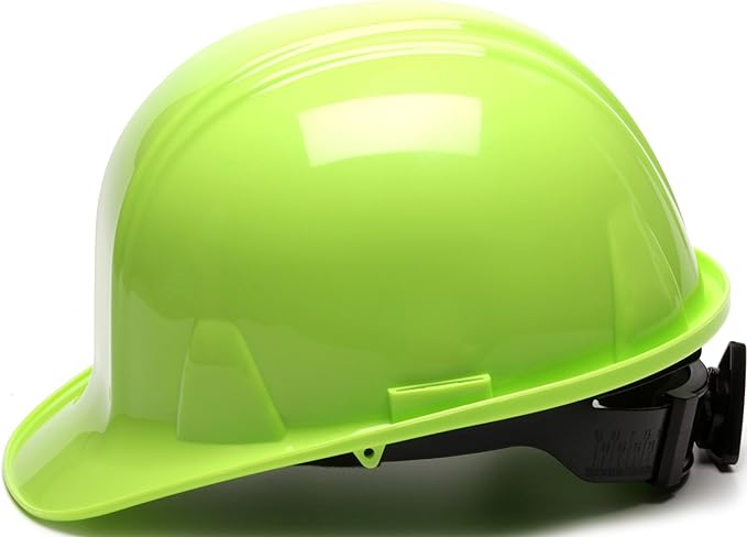 Pyramex Safety SL Series Full Brim Hard Hat 4-Point Ratchet Suspension