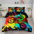 Axolotl Motocross Bedding Set Twin,Dirt Bike Comforter Set,Extreme Sports Bedding,Motorcycle Racer Comforter Set Motocross Comforter Motor Vehicles Biker for Boys Kids Teens Men,1 Quilt 2 Pillowcases
