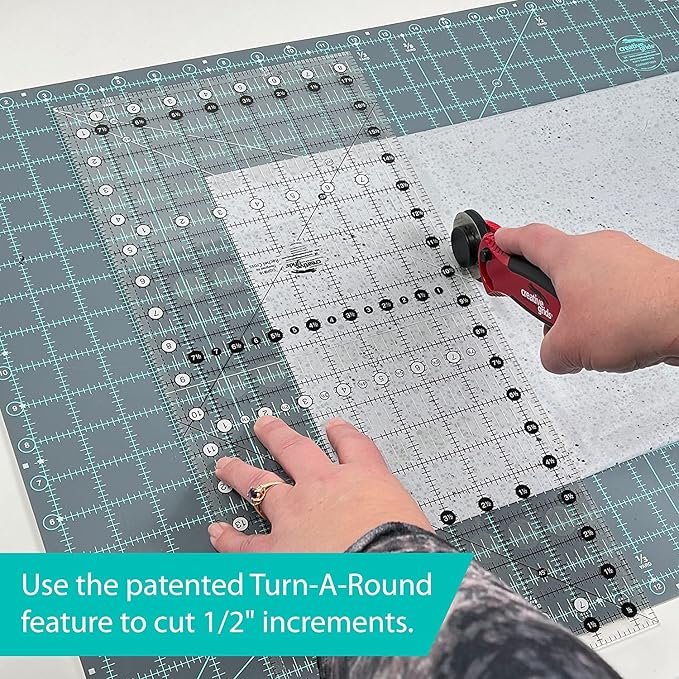 Creative Grids Quilt Ruler 6-1/2in x 18-1/2in - CGR18