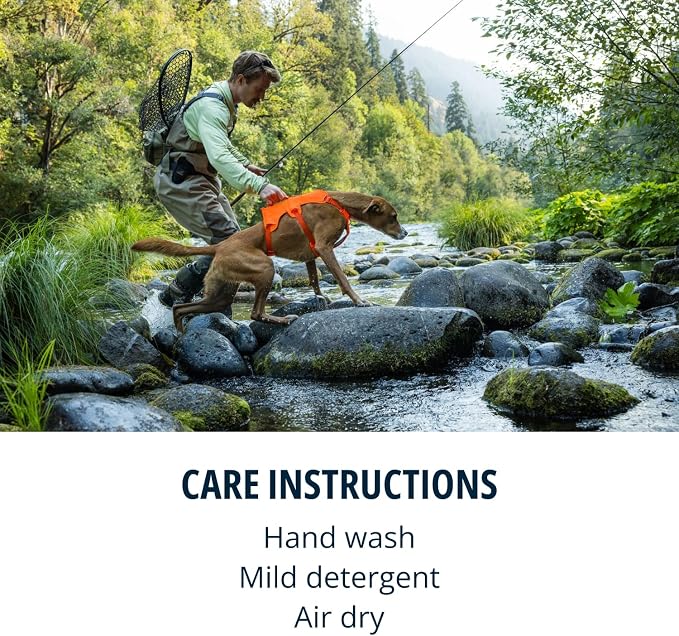Ruffwear, Web Master, Multi-Use Support Dog Harness, Hiking and Trail Running, Service and Working, Everyday Wear, Red Canyon, Small