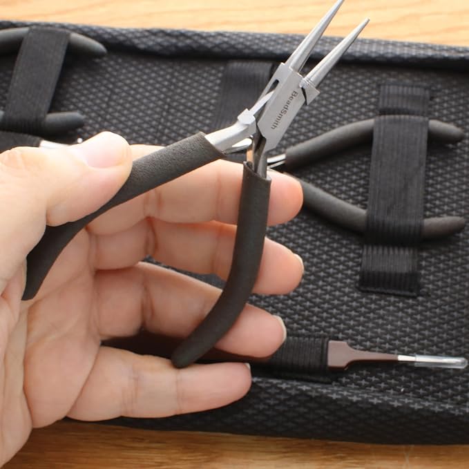 The Beadsmith Fashion Color Pliers, Jewelry Making Supply Set of 8