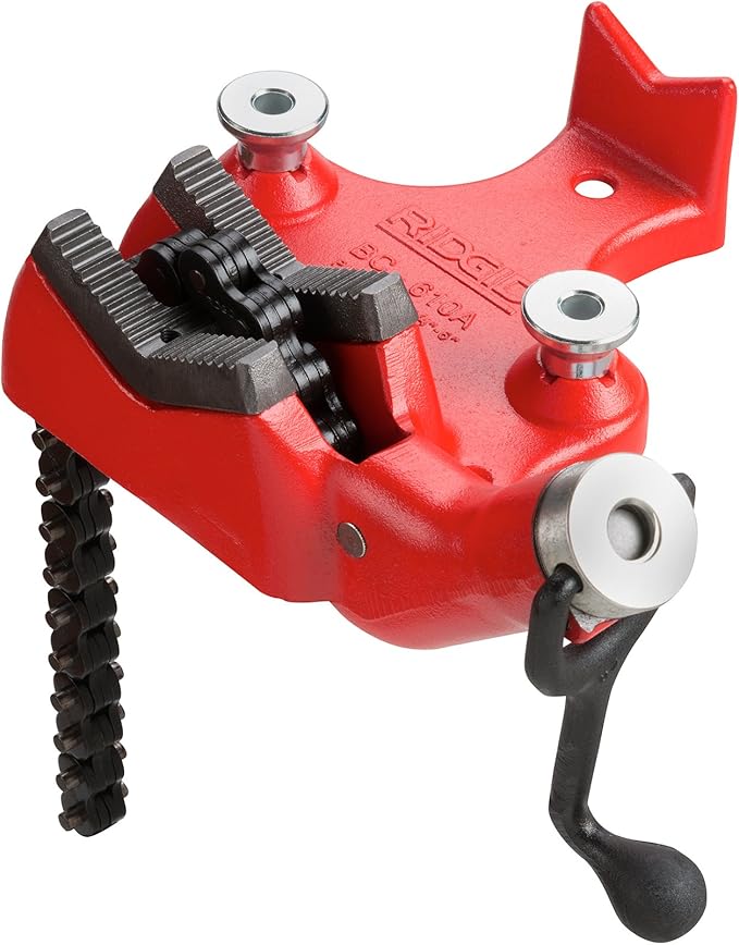 Ridgid 40210 Vise, Bc610 Bench Chain, 11x11x7, Red