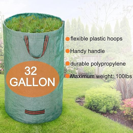 Weed Puller Tool Stand-Up - 40" Long Handle Weed Picker with Leaf Bag, 4 Claws Stainless Steel & Foldable Foot Board, Easy Weeding Removal, No Bending 101.6 cm