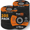 208 Pack 4 1/2 Inch Cut Off Wheels for Metal & Stainless Steel – Ultra Thin Cutting Discs for Angle Grinder