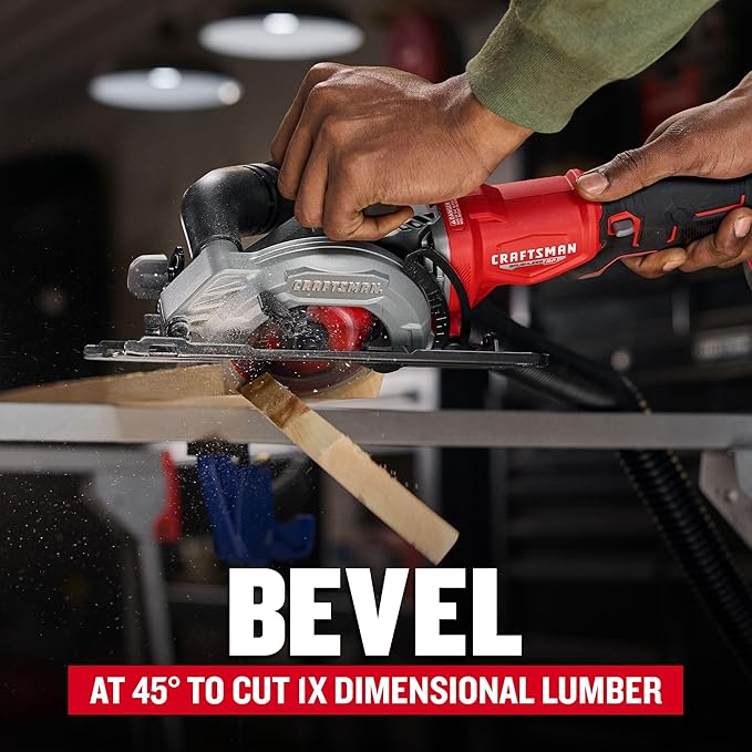 CRAFTSMAN V20 4-1/2 Inch Cordless Circular Saw, Bare Tool Only (CMCS405B)