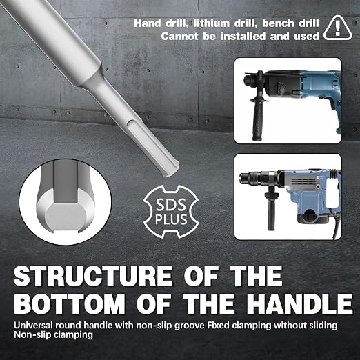 1-9/16" Concrete Hole Saw,40mm Masonry Hole Saw, with 110mm SDS Plus Shank Connecting Rod for Concrete Brick Cement Stone Wall Drilling Home Improvement