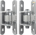 Heavy Duty Bolt on Sealed Bearing Outdoor Gate Hinges - Bolt onto Gate and Post for Large Heavy Driveway Gates Up to 1100 Pounds, Adjustable Yoke Pivot CI3700 Gate Hinge (Sold as a Pair)