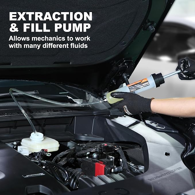 FOUR UNCLES Fluid Extractor & Filling Pump for Easy Oil Change